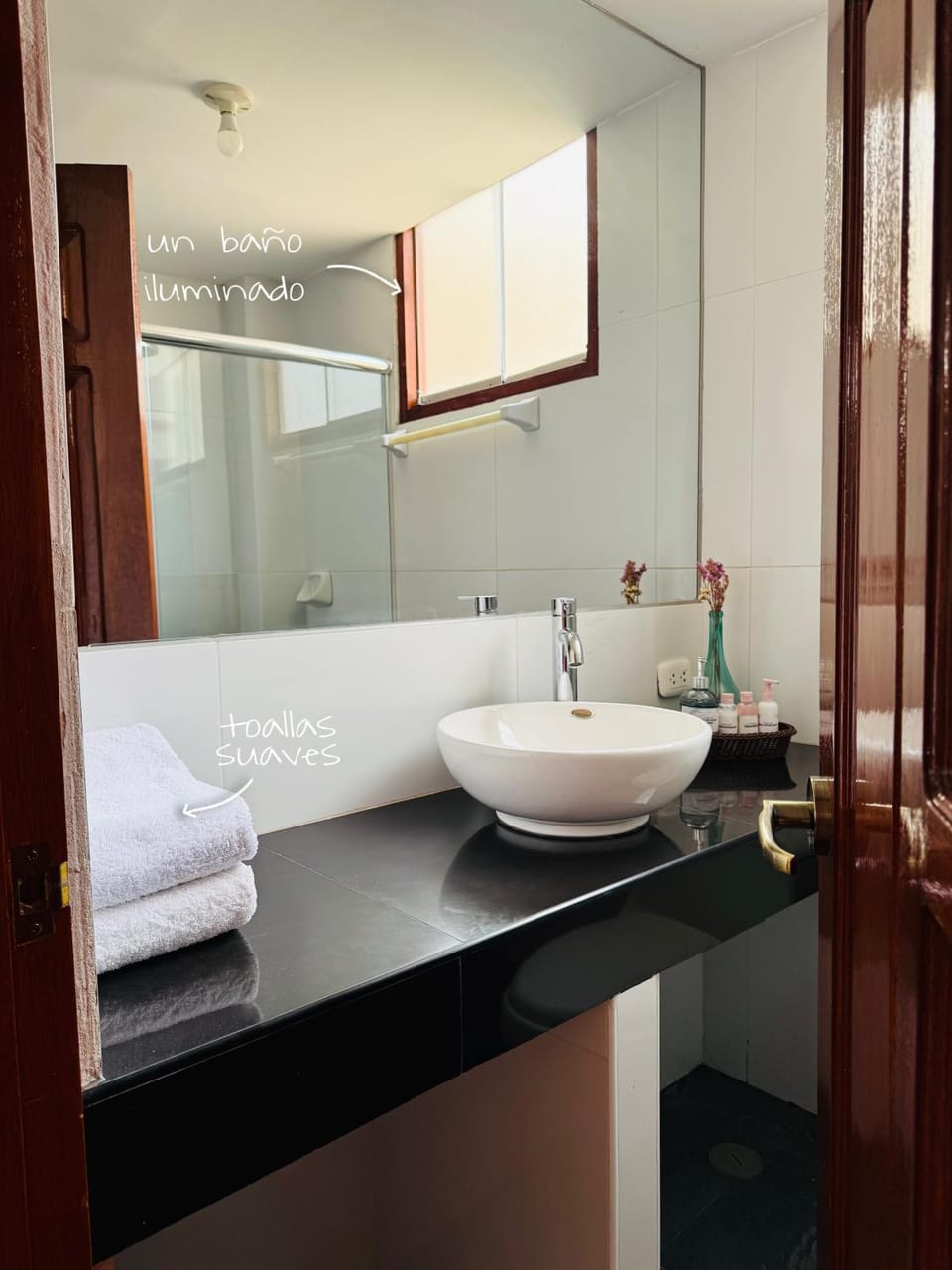 Bathroom, towels