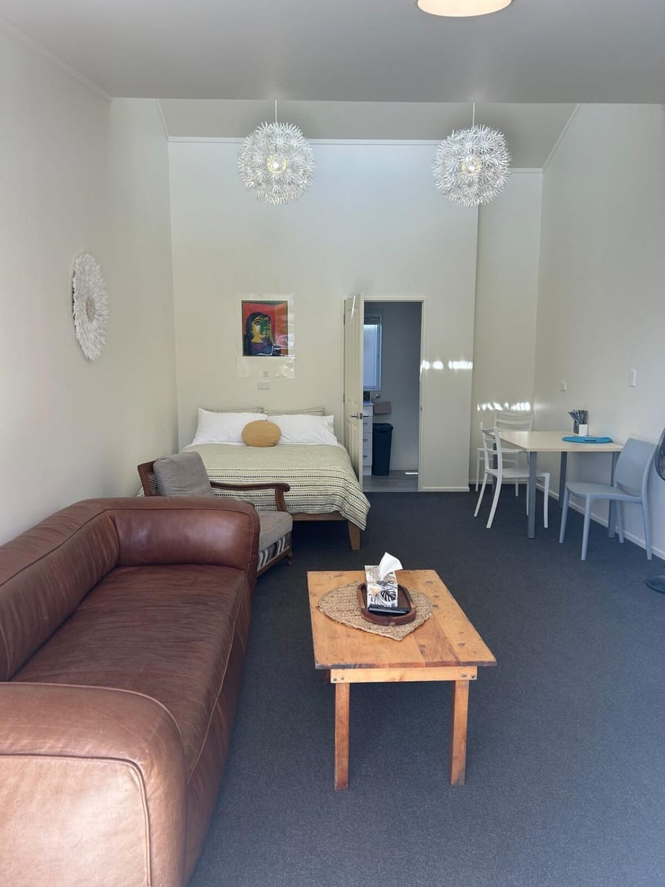 Living room, Dining area, Bedroom