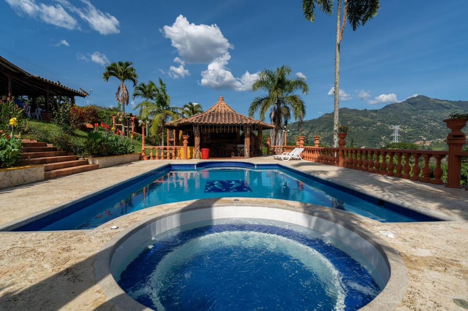 Mountain view, Pool view, Swimming pool