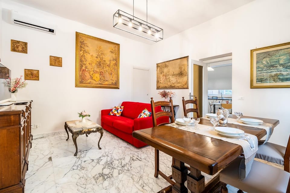 Living room, air conditioner