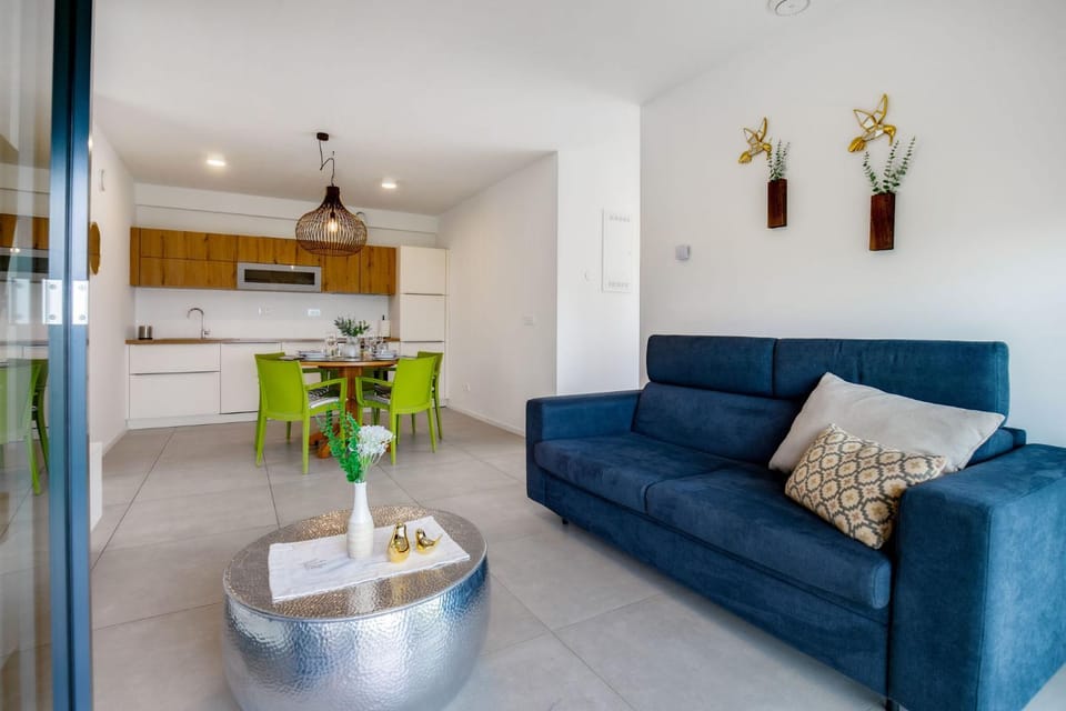 Living room, kitchen