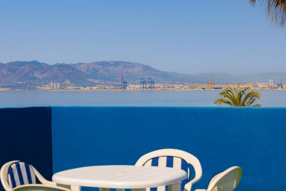 View (from property/room), Balcony/Terrace, Mountain view, Sea view