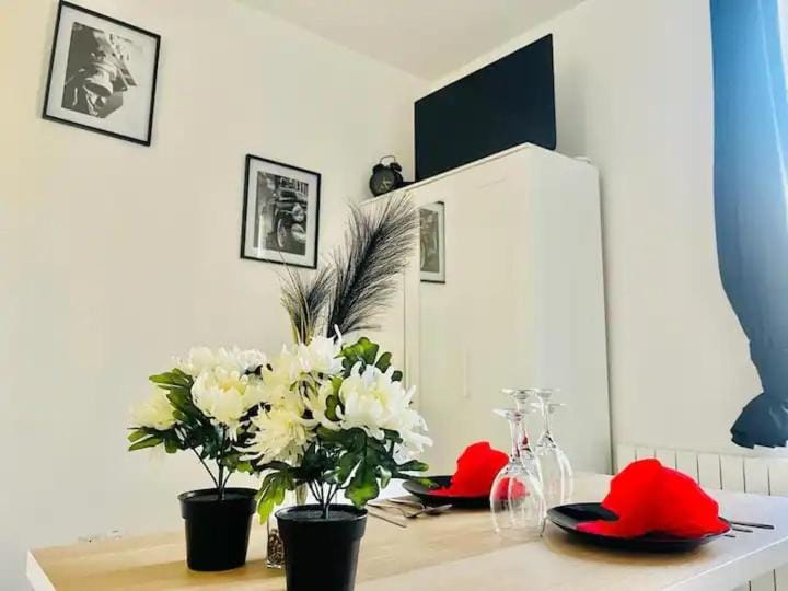 Tulipe 14 cocon romantique proche centre-ville Apartment in Reims