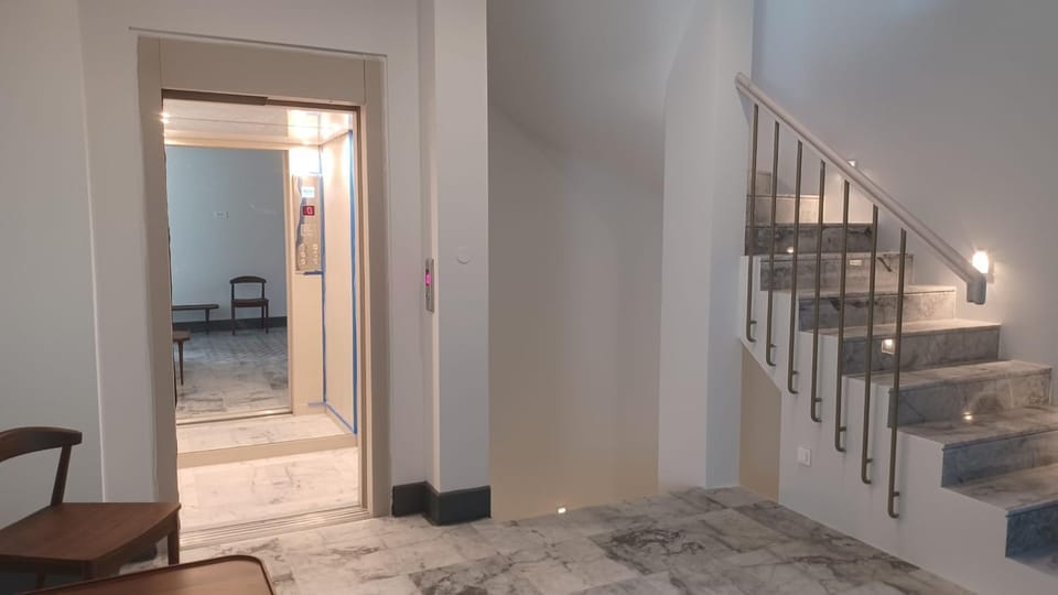 Property building, elevator
