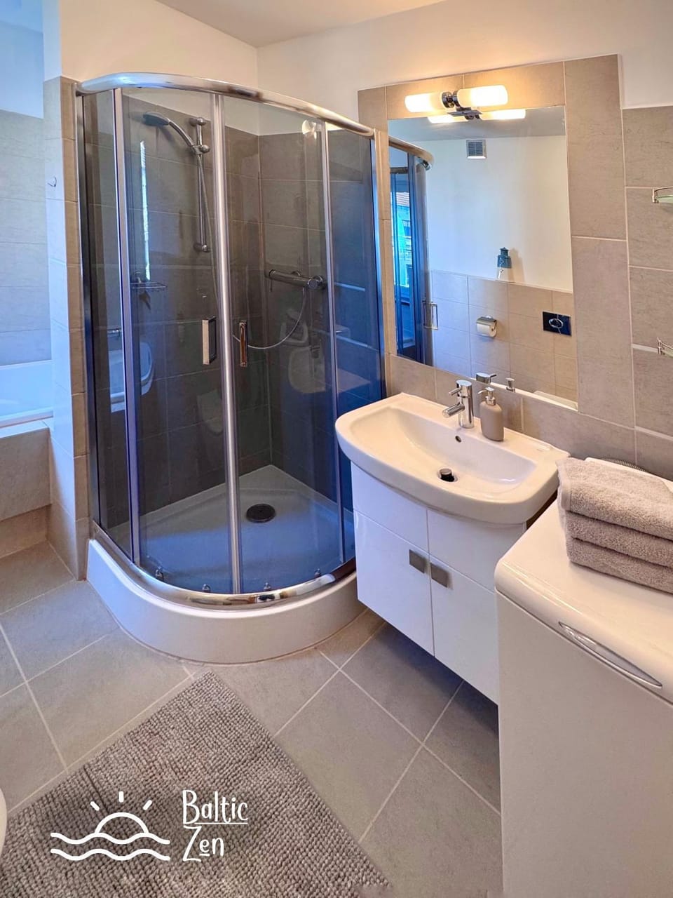 Shower, Bathroom, towels