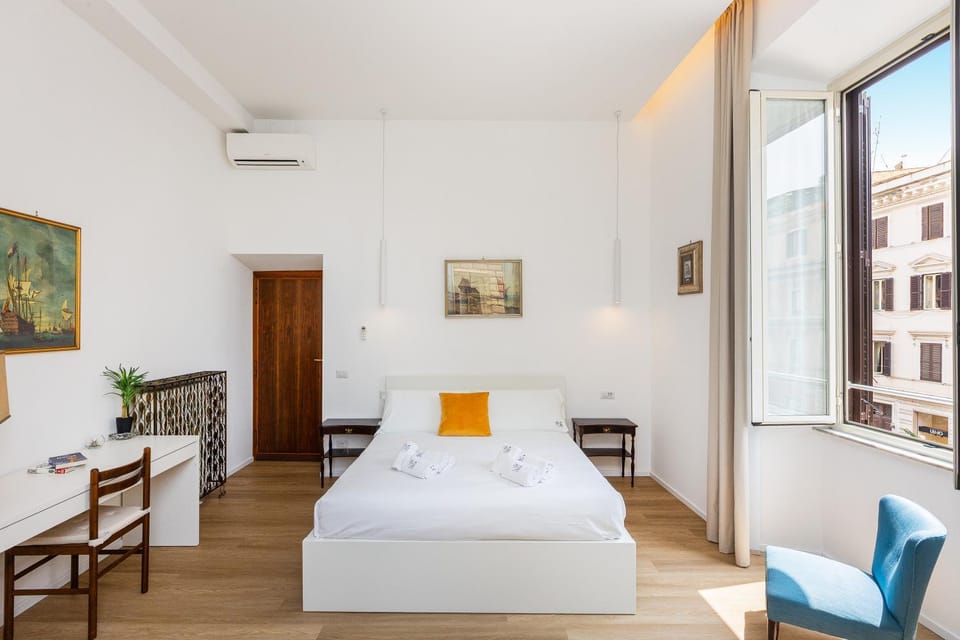Bed, Bedroom, air conditioner