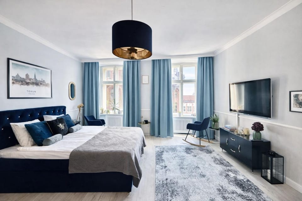 Bed, TV and multimedia, Living room, Photo of the whole room, Seating area, Evening entertainment, Bedroom