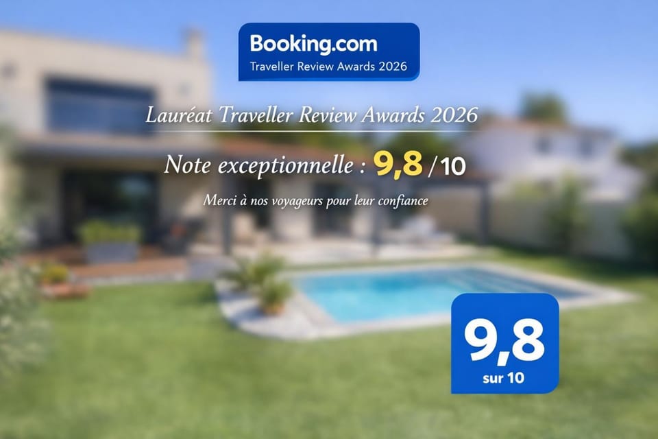 Suite Moorea dans villa intimiste avec piscine au calme, proche plages Bed and Breakfast in Toulon