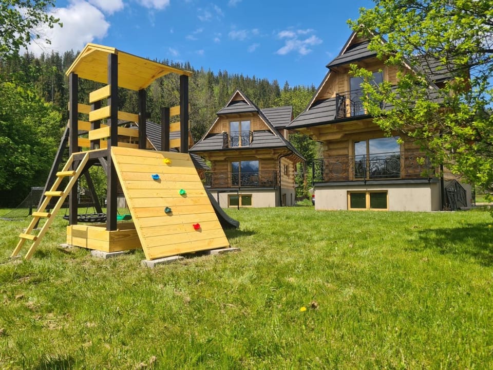 Property building, Spring, Children play ground, Garden, Garden view