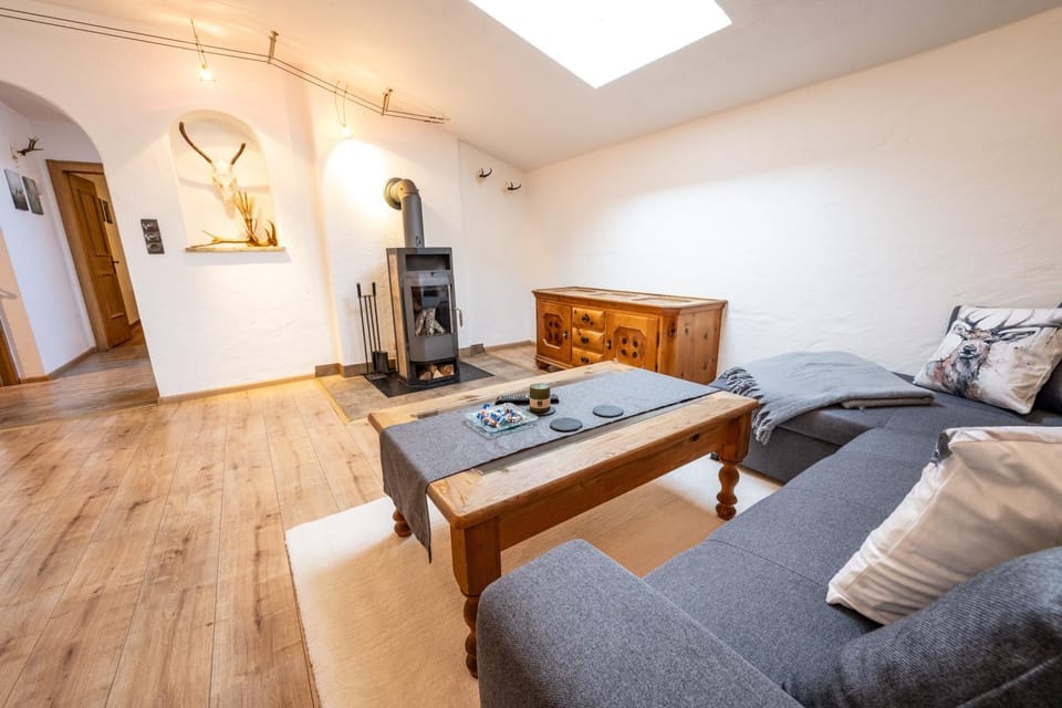 Living room, fireplace