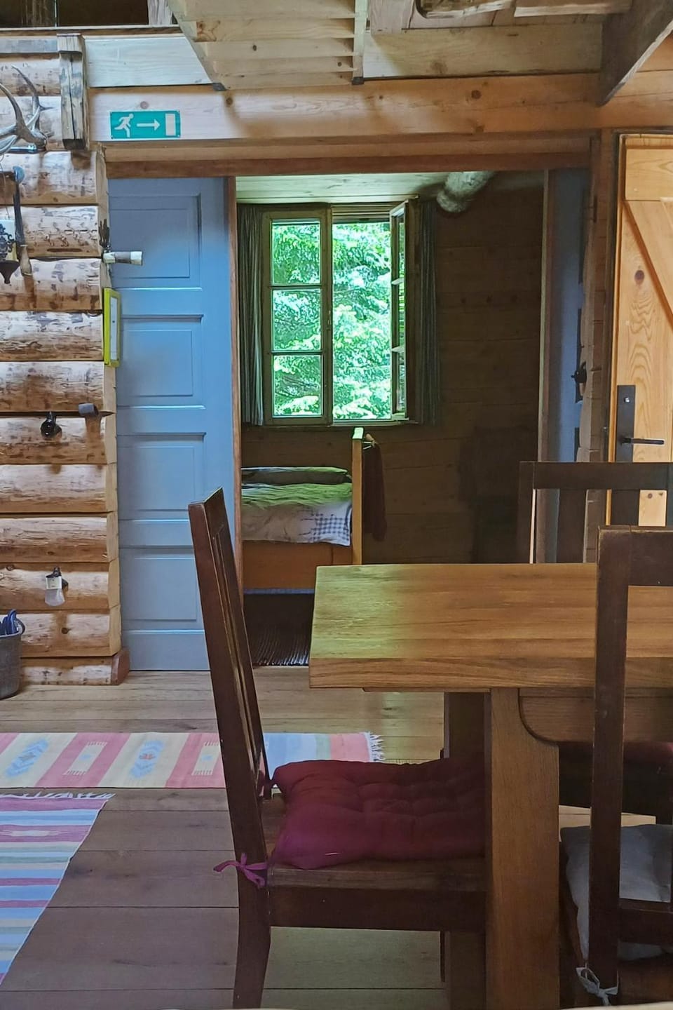 Loghouse cabin in the Kočevje forest Cabin in Primorje-Gorski Kotar County