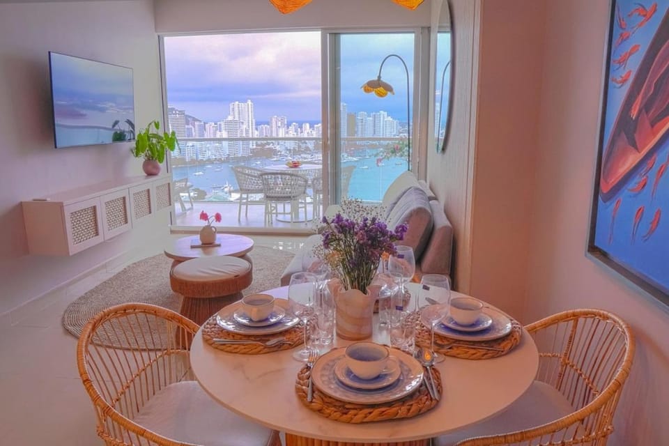 Disfruta el espectáculo de la bahía Apartment in Cartagena