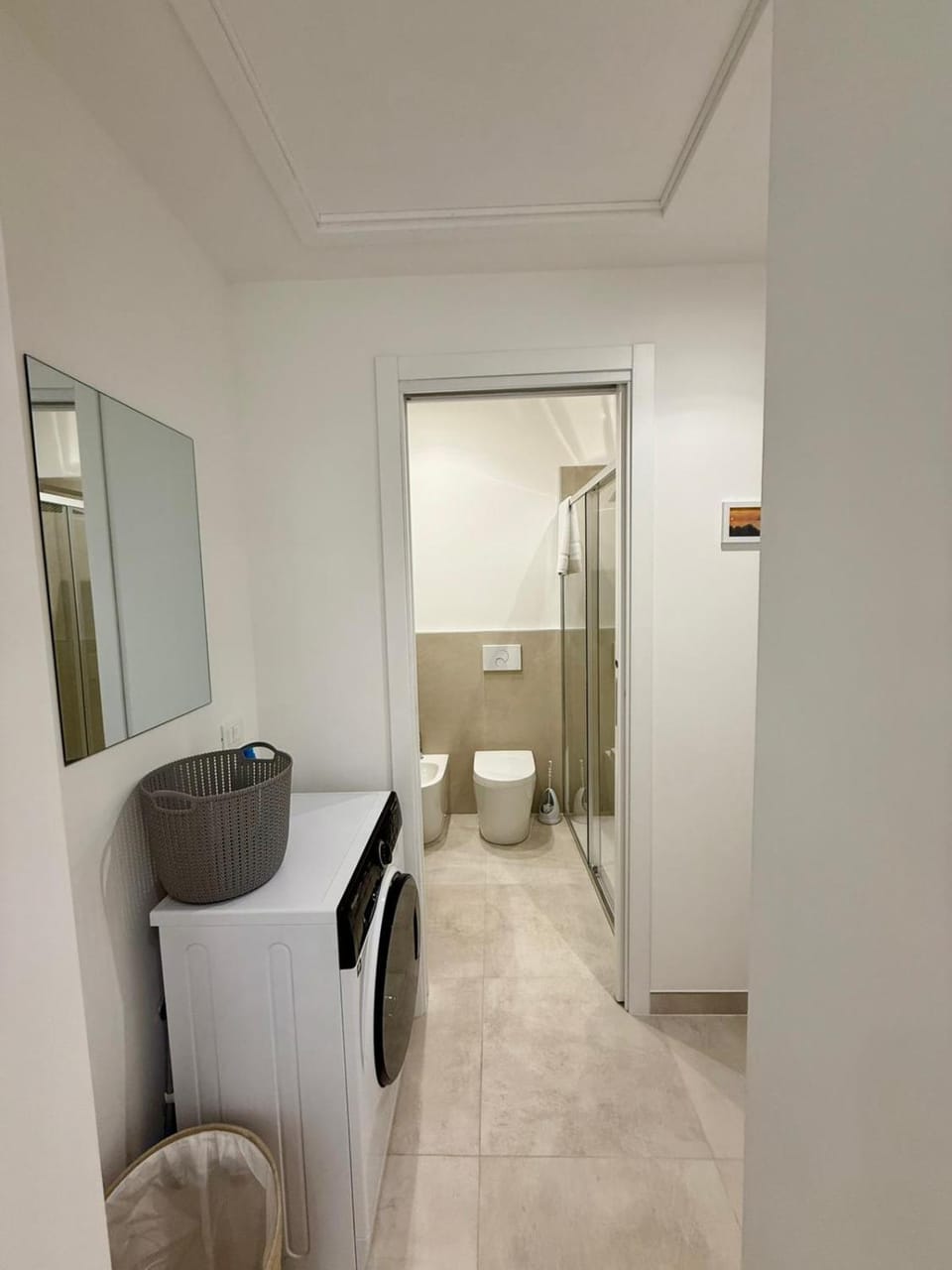 Shower, Toilet, Bathroom, washing machine