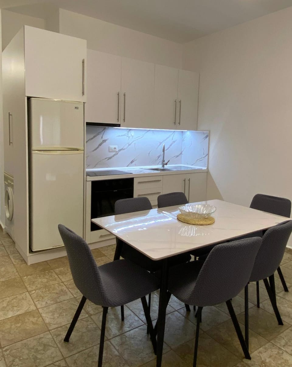 Dining area, oven, stove, kitchen