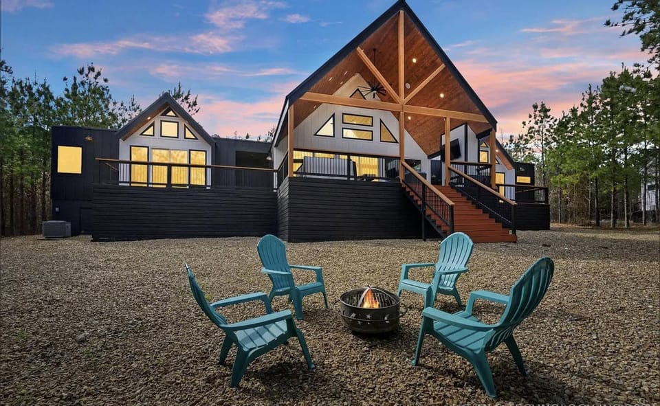 Harvest Moon Lodge - Couples family hot tub sauna House in Oklahoma