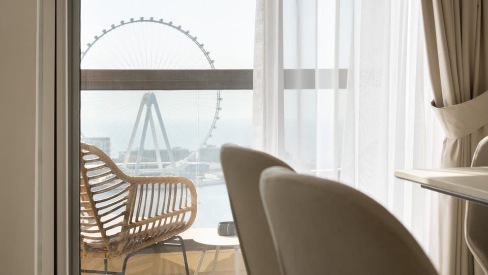 High-Floor 1BR New Design Steps to JBR Beach Apartment in Dubai