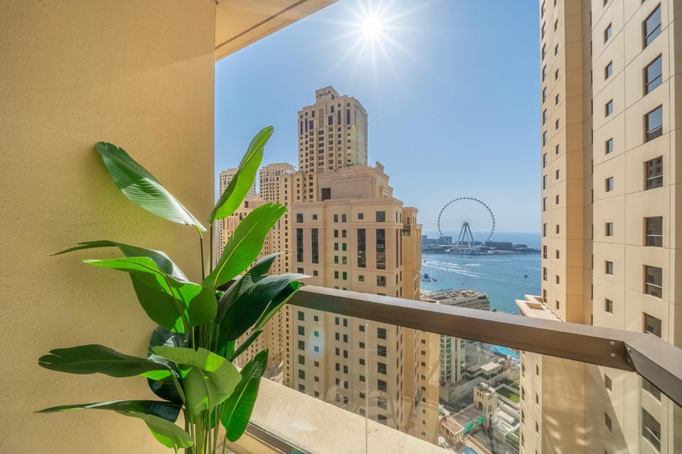 High-Floor 1BR New Design Steps to JBR Beach Apartment in Dubai