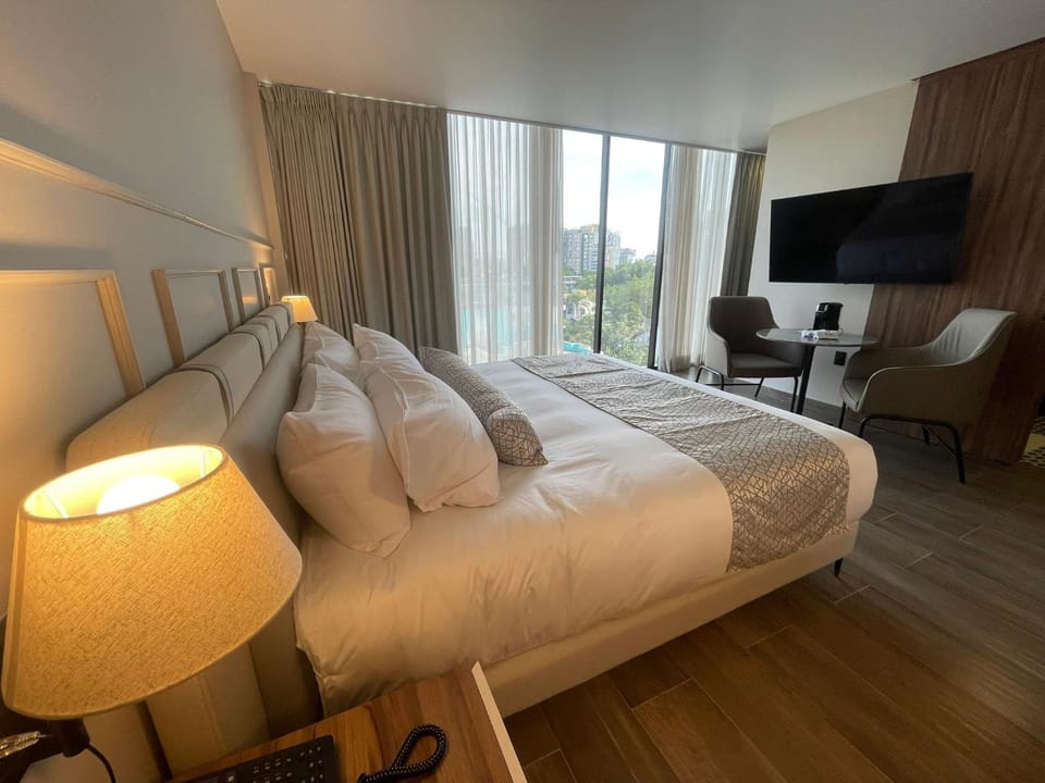 Bed, TV and multimedia, Photo of the whole room