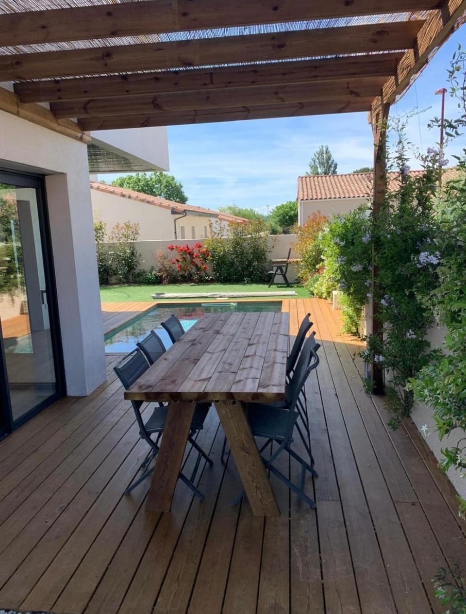 Patio, Garden, Dining area