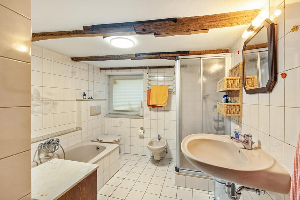 Bathroom, Living room