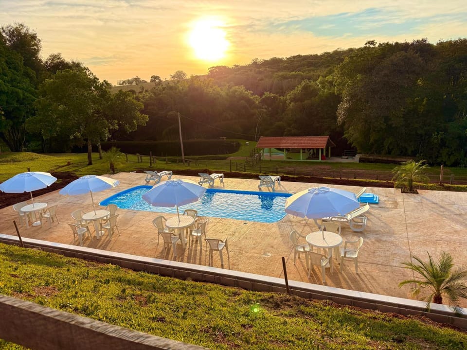 Pool view, Sunrise