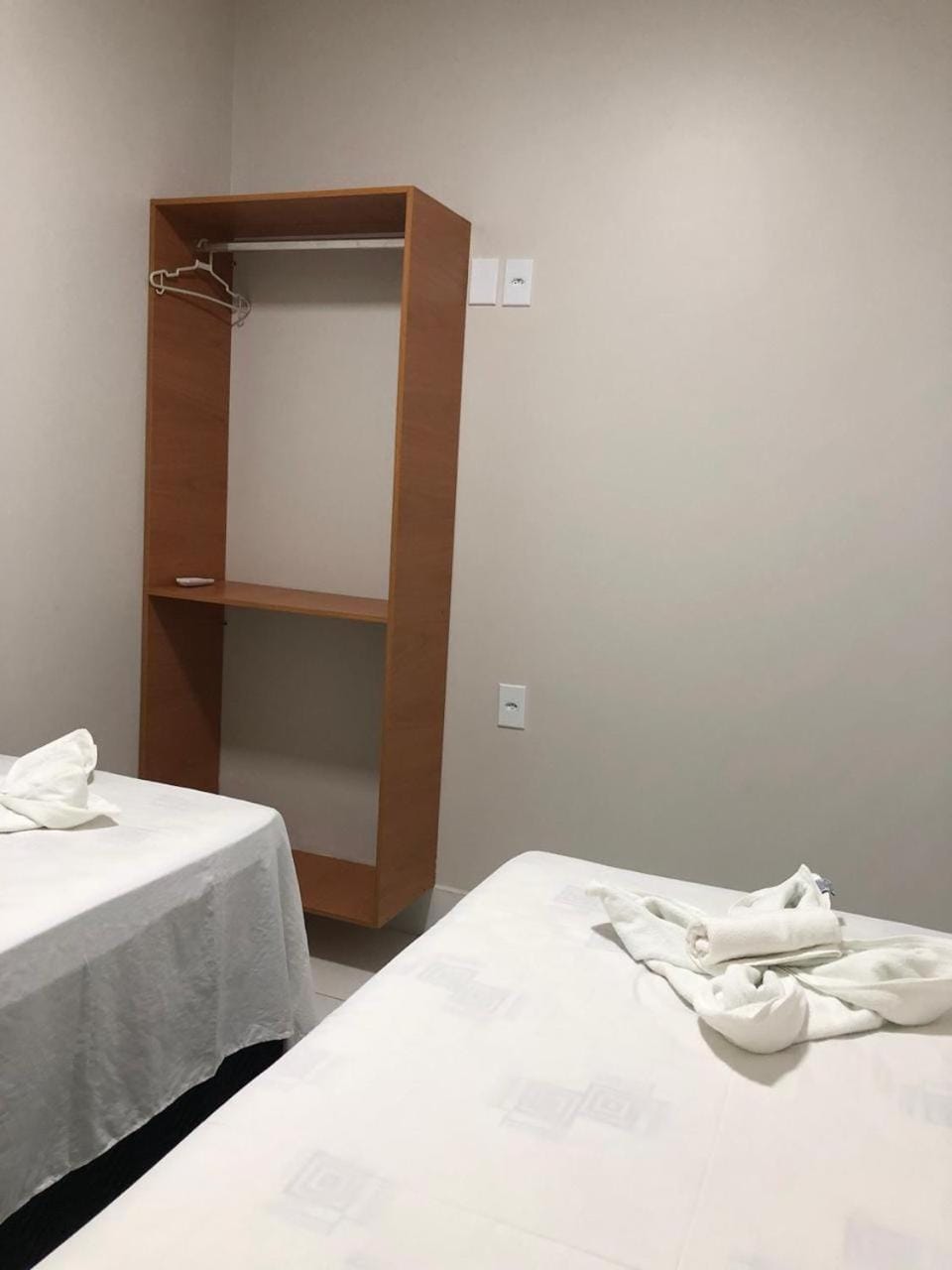 Bed, Photo of the whole room, Bedroom, towels, wardrobe