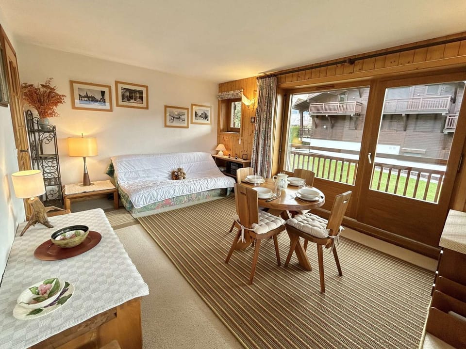 Appartement 2 pièces avec balcon, Megève, 4 couchages - FR-1-597-193 Apartment in Megève