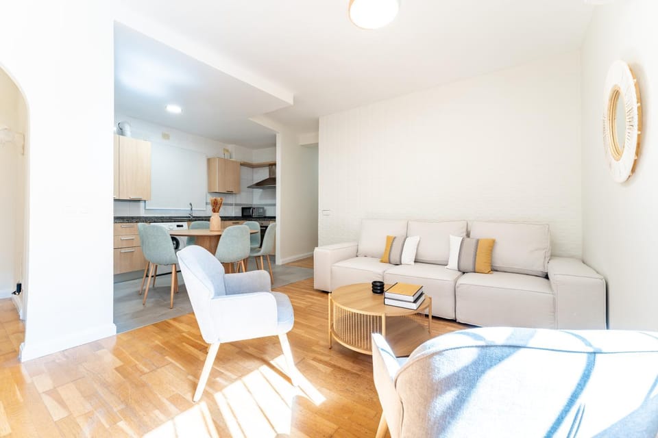 Kitchen or kitchenette, Living room, Dining area