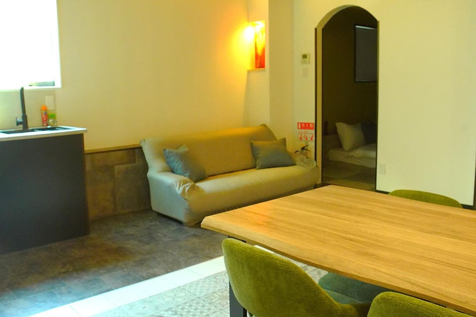 Kototoki-Ren-202 Standard Twin room Apartment hotel in Hiroshima