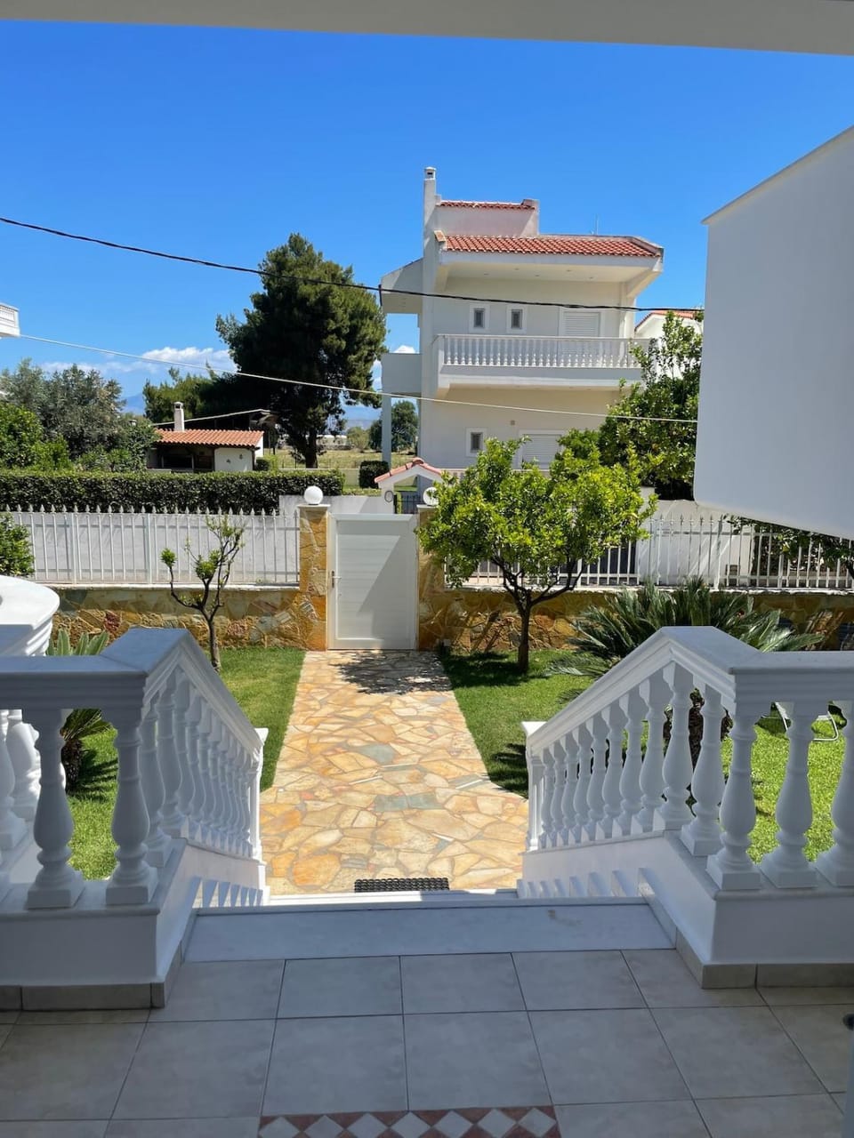 Property building, Garden view