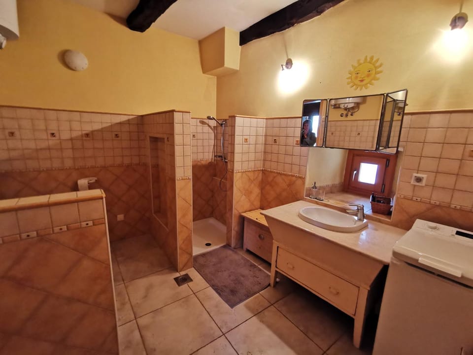 Shower, Bathroom, washing machine