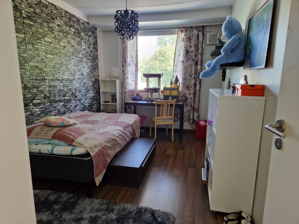 Bed, Bedroom, wardrobe
