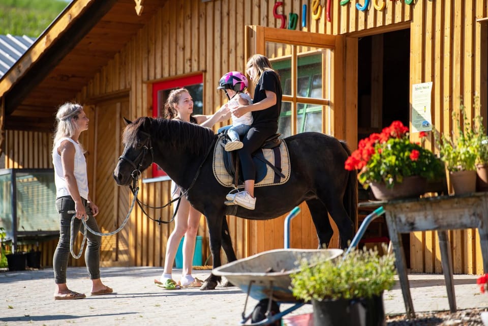 Horse-riding, Animals, children