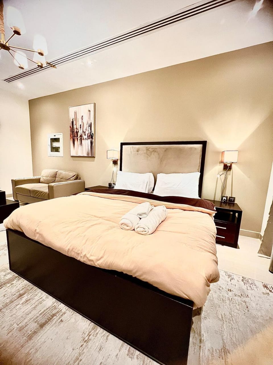 Seating area, Bedroom