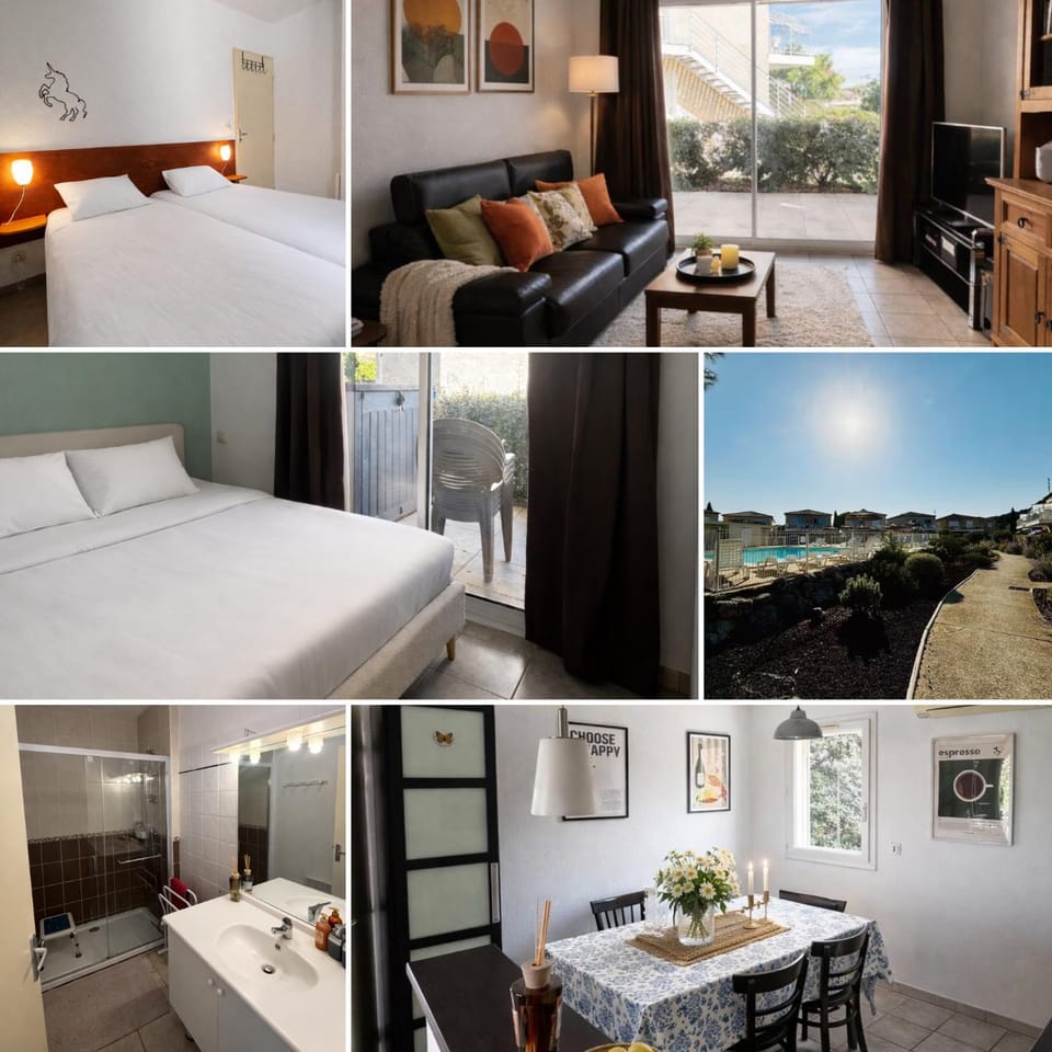 Bed, View (from property/room), Living room, Photo of the whole room, Seating area, Dining area, Bedroom