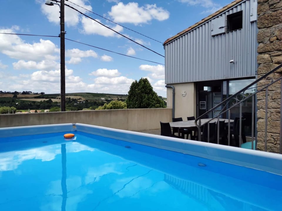 Property building, Living room, Swimming pool