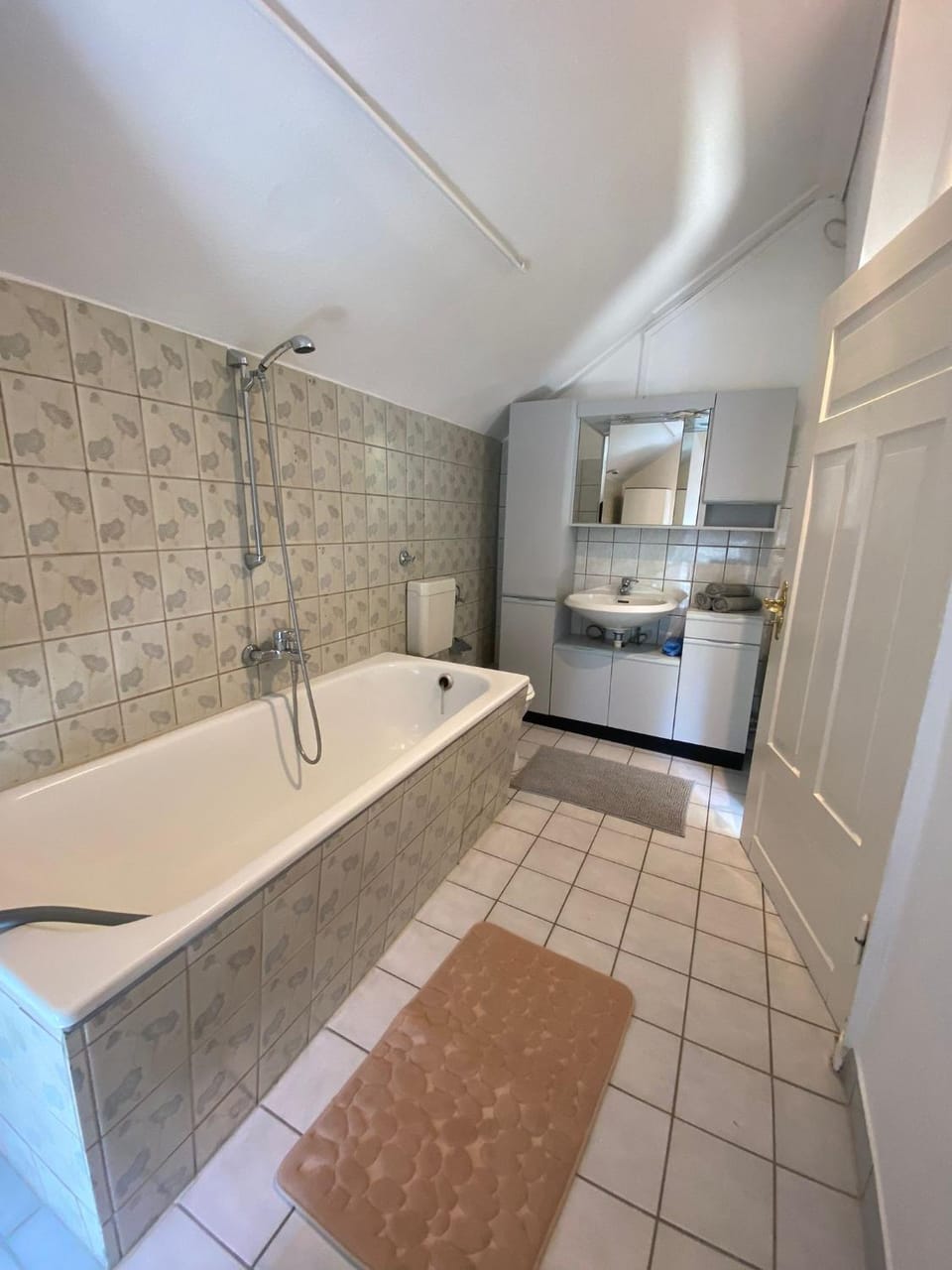 Bathroom, Living room