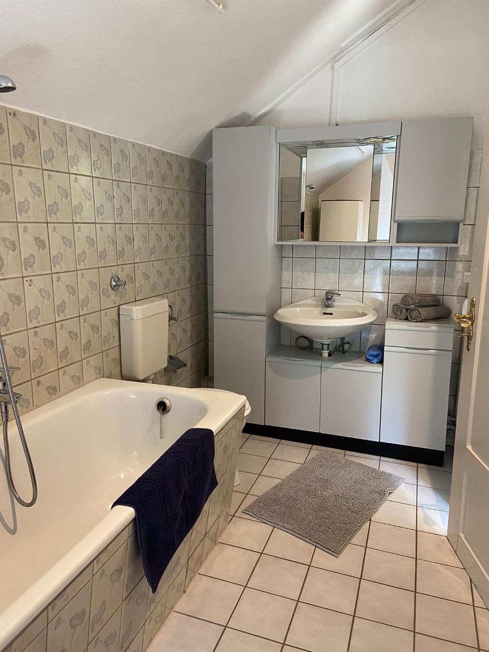 Bathroom, Living room