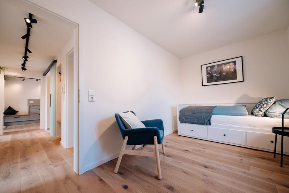 Property building, Living room, Bedroom