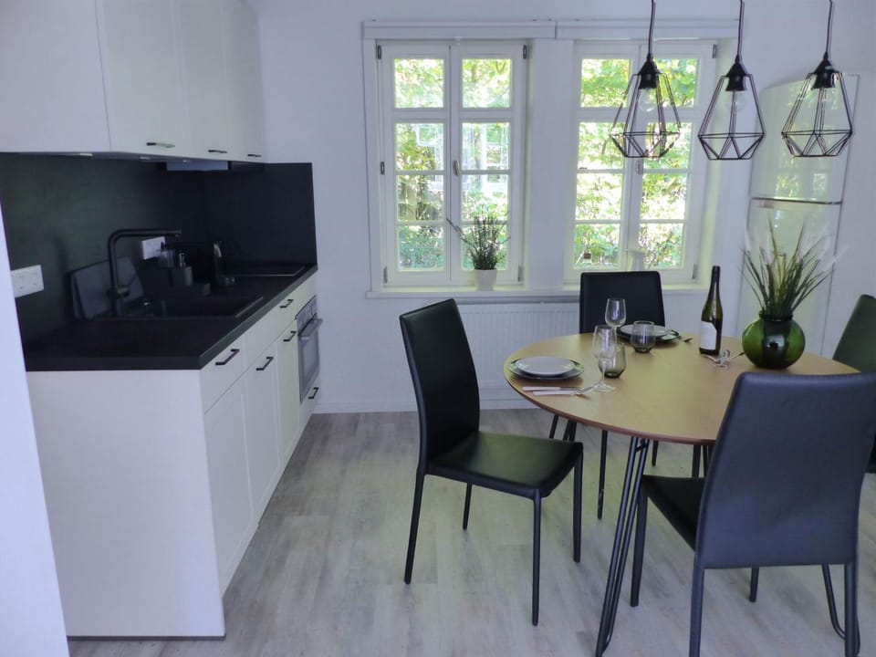 Kitchen or kitchenette, Dining area
