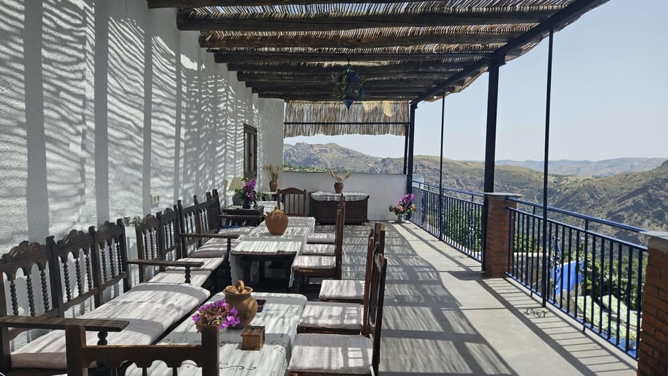 Off site, Natural landscape, Balcony/Terrace, Seating area, Dining area, Mountain view