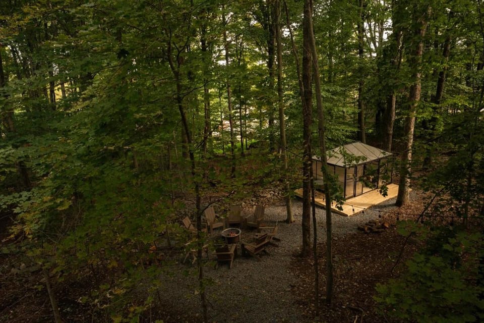 Natural landscape, fireplace