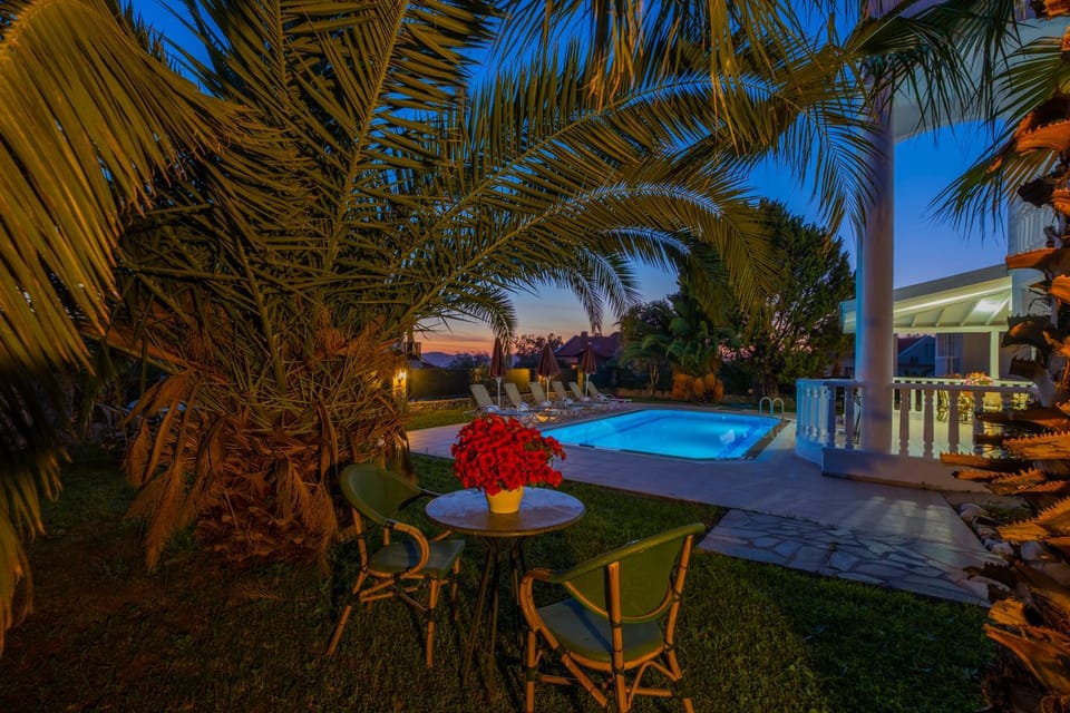 Garden, Pool view, Swimming pool, Sunset