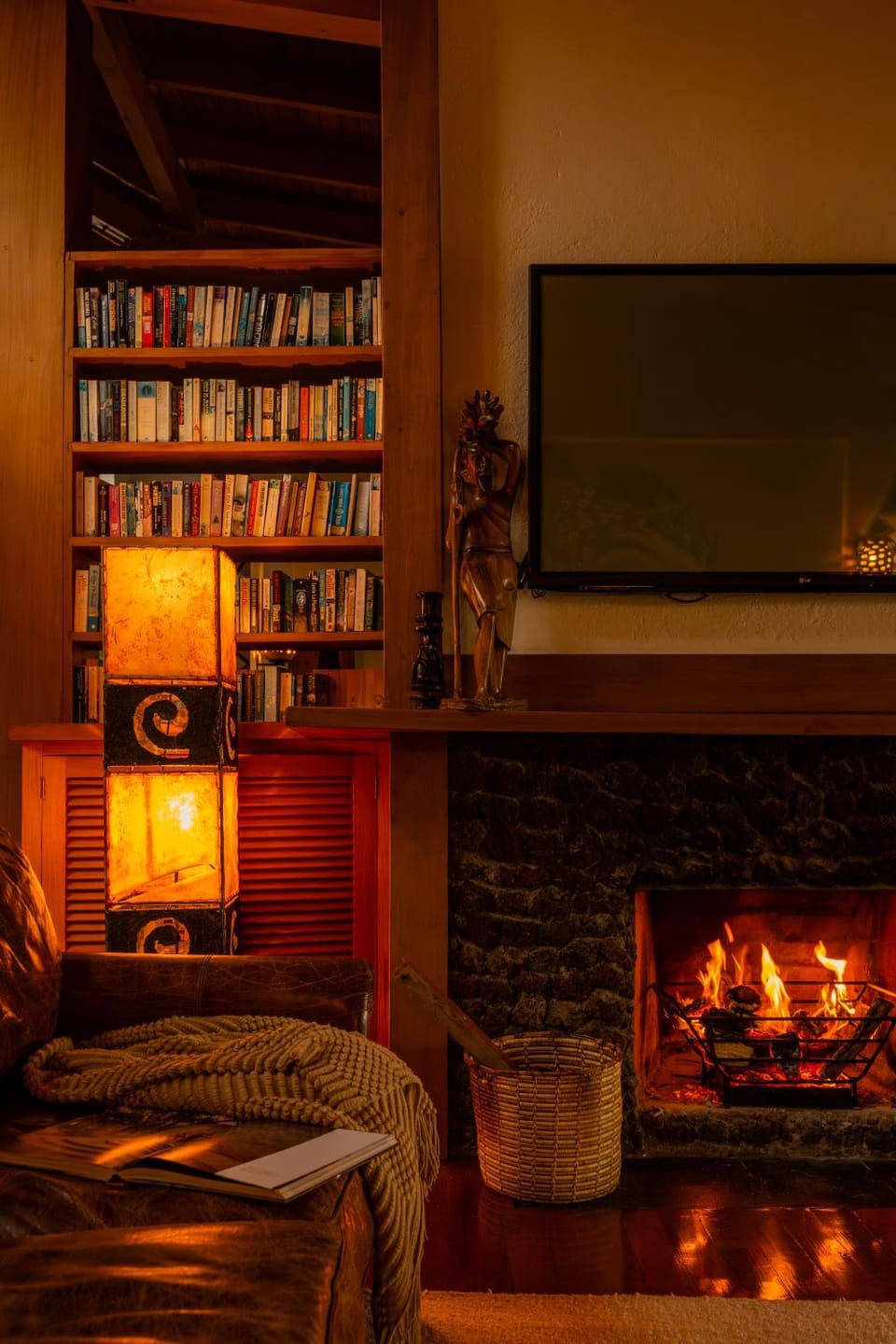 Library, Living room, Seating area