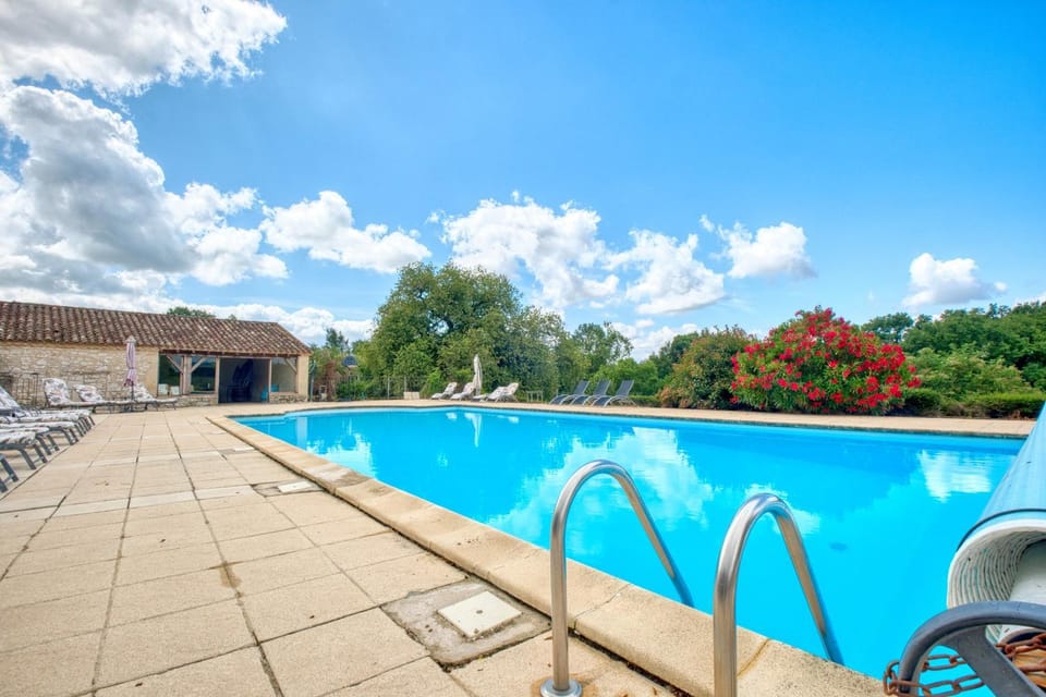 Property building, Living room, Swimming pool