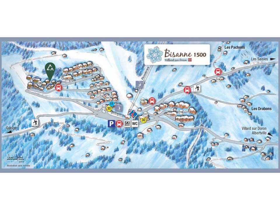 Bel appartement à Bisanne 1500 avec parking inclus pour 6 pers Apartment in Villard-sur-Doron