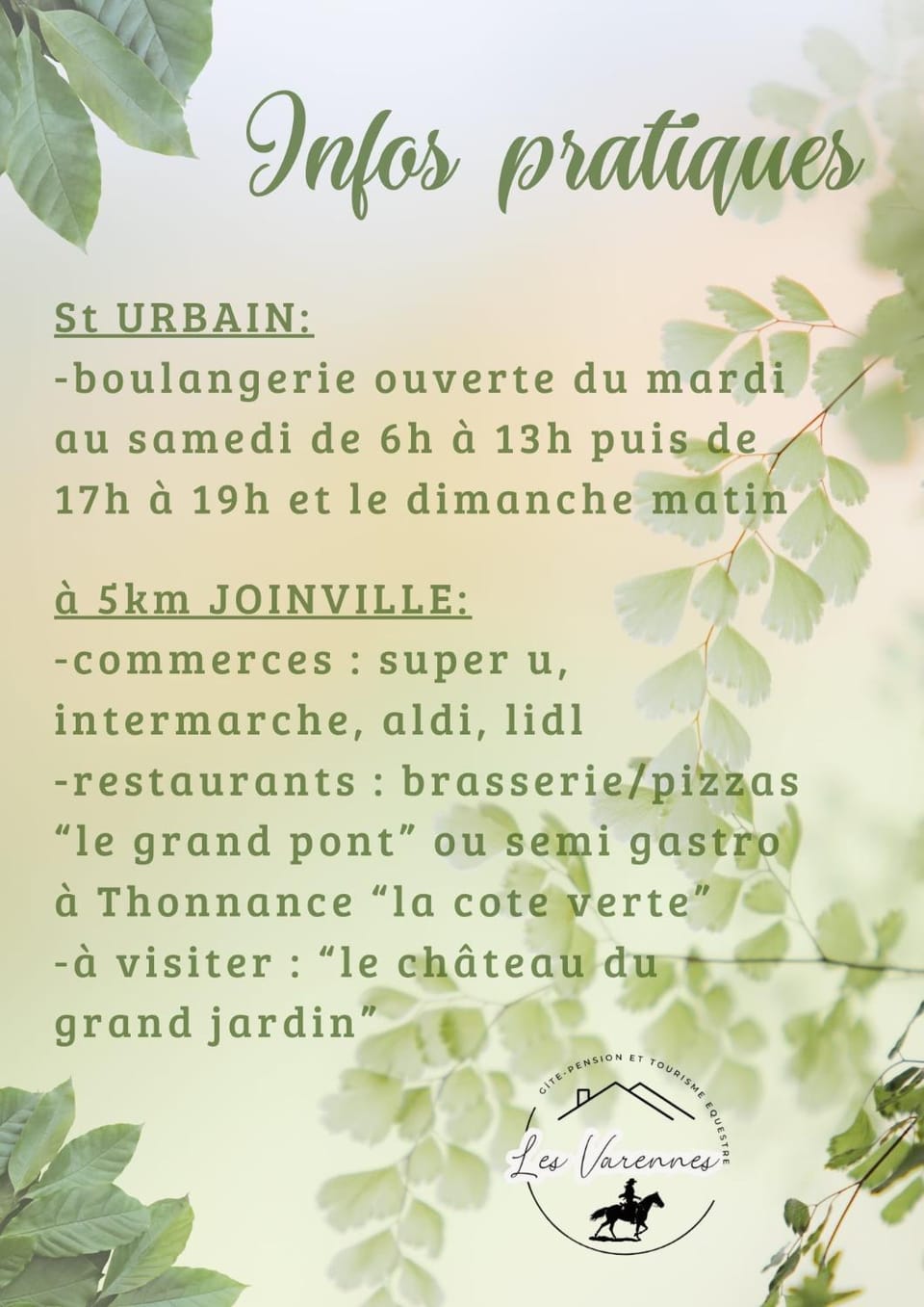 Les sabots de Jeanne d'Arc Country House in Grand Est