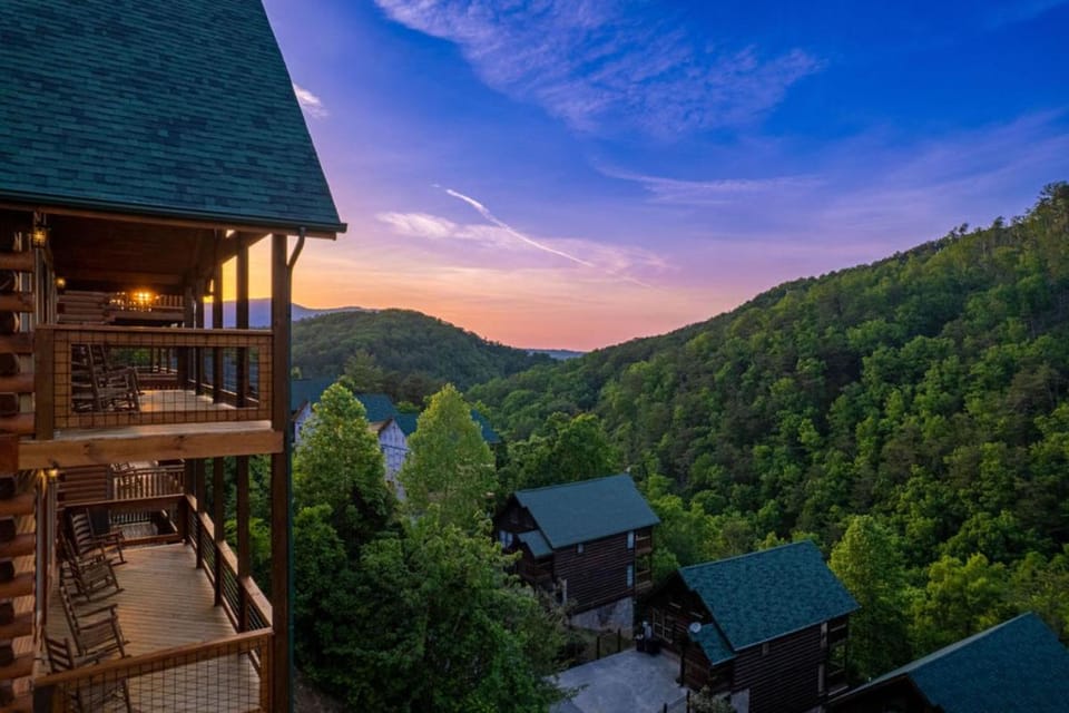 Autumn Path By Avada Properties House in Pigeon Forge