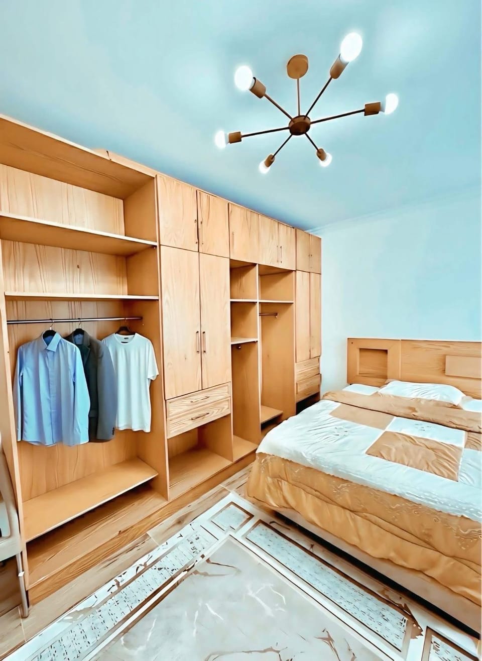 Bed, Bedroom, wardrobe
