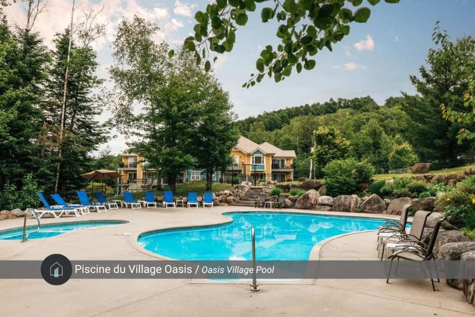 Neve Pool & beach in the heart of Mont-Blanc House in Ontario